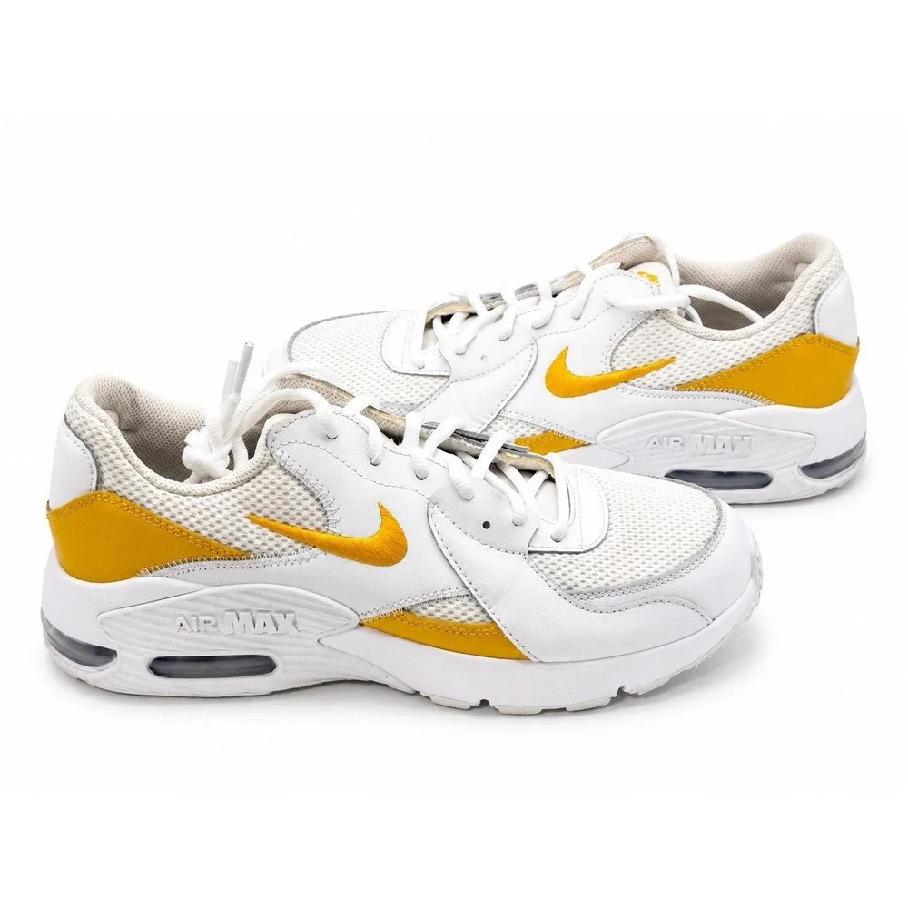 Nike Air Max Excee DX4352-100 Women's Size 10 White University Gold Sneakers